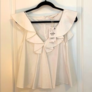 Zara White Dress Tank Top